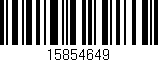 Código de barras (EAN, GTIN, SKU, ISBN): '15854649'