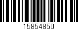 Código de barras (EAN, GTIN, SKU, ISBN): '15854850'