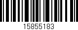 Código de barras (EAN, GTIN, SKU, ISBN): '15855183'