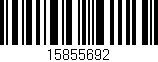 Código de barras (EAN, GTIN, SKU, ISBN): '15855692'