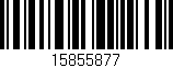 Código de barras (EAN, GTIN, SKU, ISBN): '15855877'