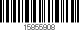 Código de barras (EAN, GTIN, SKU, ISBN): '15855908'