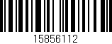 Código de barras (EAN, GTIN, SKU, ISBN): '15856112'