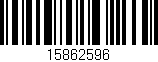 Código de barras (EAN, GTIN, SKU, ISBN): '15862596'