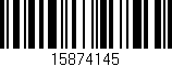 Código de barras (EAN, GTIN, SKU, ISBN): '15874145'