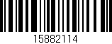 Código de barras (EAN, GTIN, SKU, ISBN): '15882114'