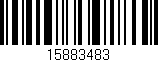 Código de barras (EAN, GTIN, SKU, ISBN): '15883483'