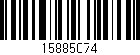 Código de barras (EAN, GTIN, SKU, ISBN): '15885074'