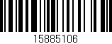 Código de barras (EAN, GTIN, SKU, ISBN): '15885106'