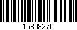 Código de barras (EAN, GTIN, SKU, ISBN): '15898276'