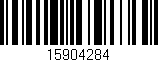 Código de barras (EAN, GTIN, SKU, ISBN): '15904284'