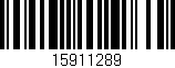 Código de barras (EAN, GTIN, SKU, ISBN): '15911289'