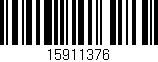 Código de barras (EAN, GTIN, SKU, ISBN): '15911376'