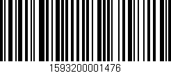Código de barras (EAN, GTIN, SKU, ISBN): '1593200001476'