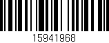 Código de barras (EAN, GTIN, SKU, ISBN): '15941968'