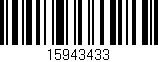 Código de barras (EAN, GTIN, SKU, ISBN): '15943433'