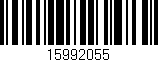 Código de barras (EAN, GTIN, SKU, ISBN): '15992055'