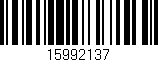 Código de barras (EAN, GTIN, SKU, ISBN): '15992137'