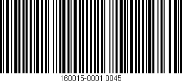 Código de barras (EAN, GTIN, SKU, ISBN): '160015-0001.0045'