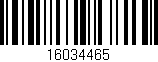Código de barras (EAN, GTIN, SKU, ISBN): '16034465'