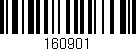 Código de barras (EAN, GTIN, SKU, ISBN): '160901'