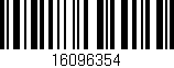 Código de barras (EAN, GTIN, SKU, ISBN): '16096354'