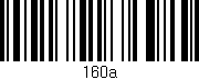 Código de barras (EAN, GTIN, SKU, ISBN): '160a'