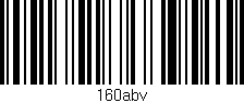 Código de barras (EAN, GTIN, SKU, ISBN): '160abv'