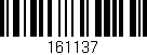 Código de barras (EAN, GTIN, SKU, ISBN): '161137'