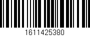 Código de barras (EAN, GTIN, SKU, ISBN): '1611425380'
