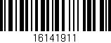 Código de barras (EAN, GTIN, SKU, ISBN): '16141911'