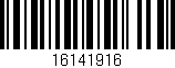Código de barras (EAN, GTIN, SKU, ISBN): '16141916'