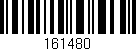 Código de barras (EAN, GTIN, SKU, ISBN): '161480'
