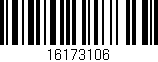 Código de barras (EAN, GTIN, SKU, ISBN): '16173106'