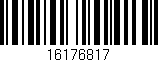 Código de barras (EAN, GTIN, SKU, ISBN): '16176817'