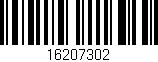 Código de barras (EAN, GTIN, SKU, ISBN): '16207302'