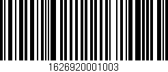 Código de barras (EAN, GTIN, SKU, ISBN): '1626920001003'