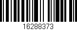 Código de barras (EAN, GTIN, SKU, ISBN): '16288373'
