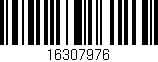 Código de barras (EAN, GTIN, SKU, ISBN): '16307976'