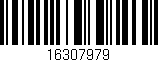 Código de barras (EAN, GTIN, SKU, ISBN): '16307979'
