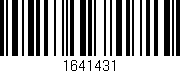 Código de barras (EAN, GTIN, SKU, ISBN): '1641431'