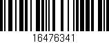 Código de barras (EAN, GTIN, SKU, ISBN): '16476341'