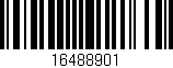 Código de barras (EAN, GTIN, SKU, ISBN): '16488901'