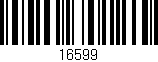 Código de barras (EAN, GTIN, SKU, ISBN): '16599'