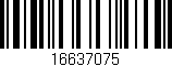 Código de barras (EAN, GTIN, SKU, ISBN): '16637075'