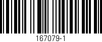 Código de barras (EAN, GTIN, SKU, ISBN): '167079-1'