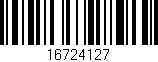 Código de barras (EAN, GTIN, SKU, ISBN): '16724127'