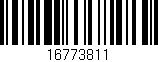 Código de barras (EAN, GTIN, SKU, ISBN): '16773811'