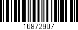 Código de barras (EAN, GTIN, SKU, ISBN): '16872907'