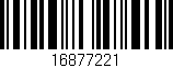 Código de barras (EAN, GTIN, SKU, ISBN): '16877221'